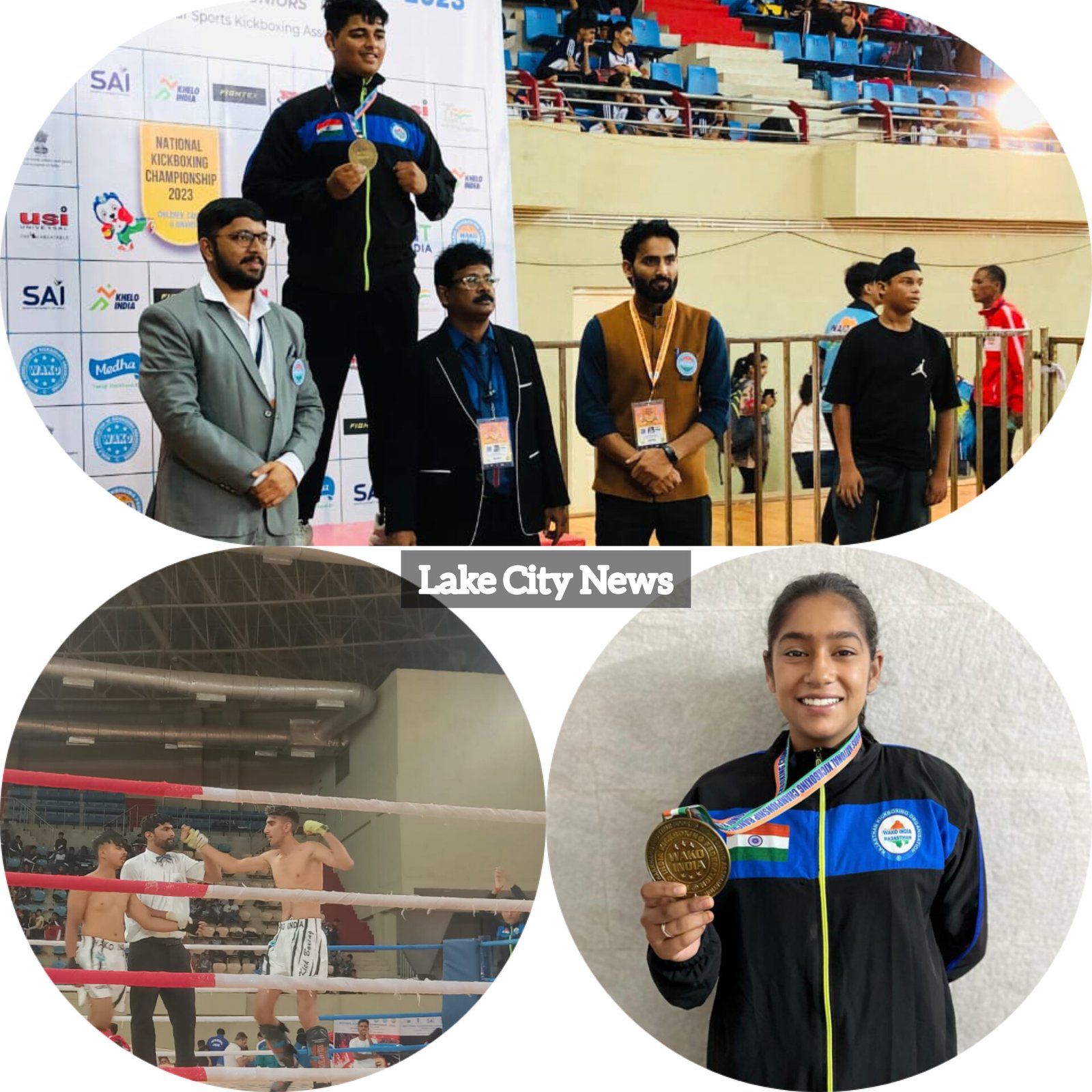 राष्ट्रीय किक बॉक्सिंग चैंपियनशिप में उदयपुर के खिलाड़ियों ने जीते तीन स्वर्ण व चार कांस्य पदक